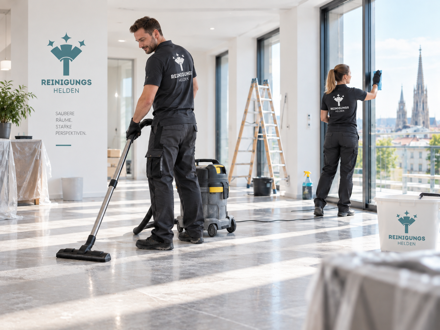 Professionelle Baureinigung in Wien durch Reinigungshelden